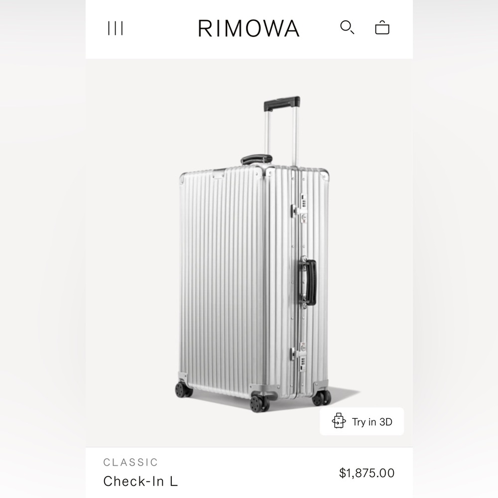 Rimowa aluminum Check-in L